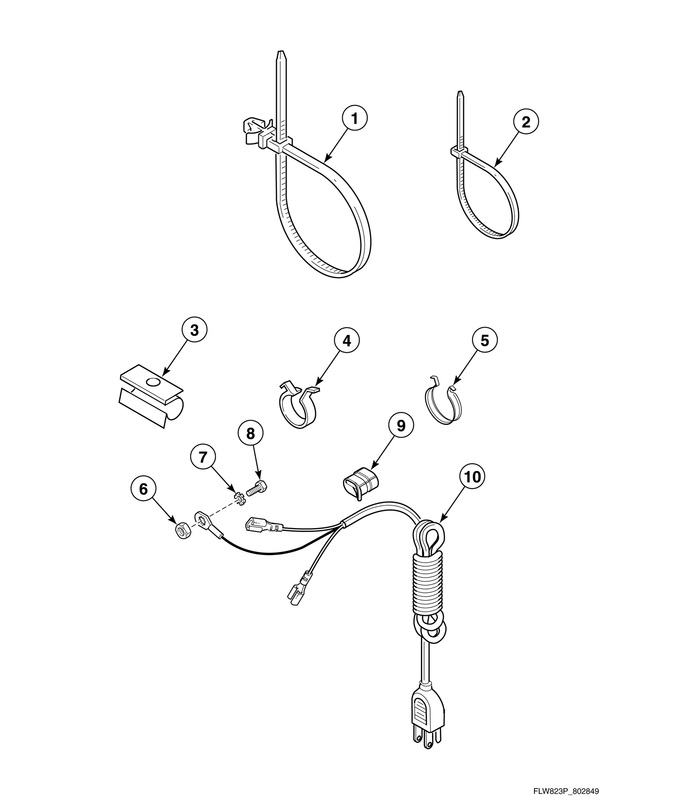 Wire Ties, Harness Clips And Lead-in Cord