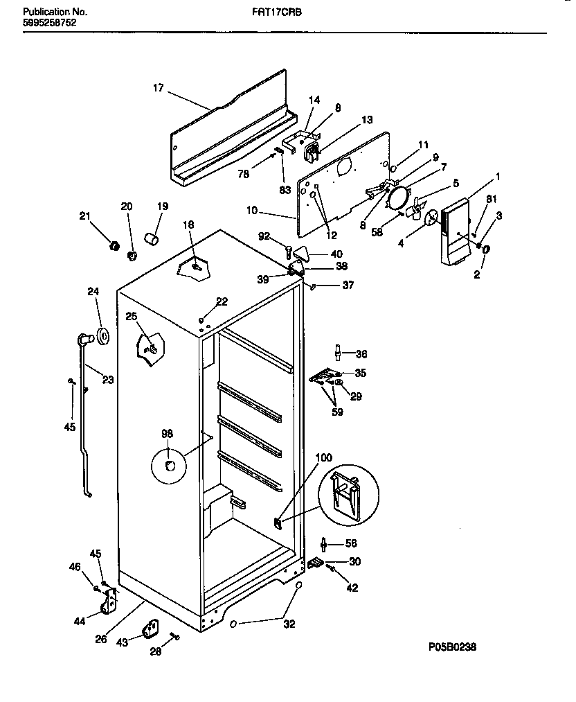 03 - CABINET WITH FAN ASSEMBLY