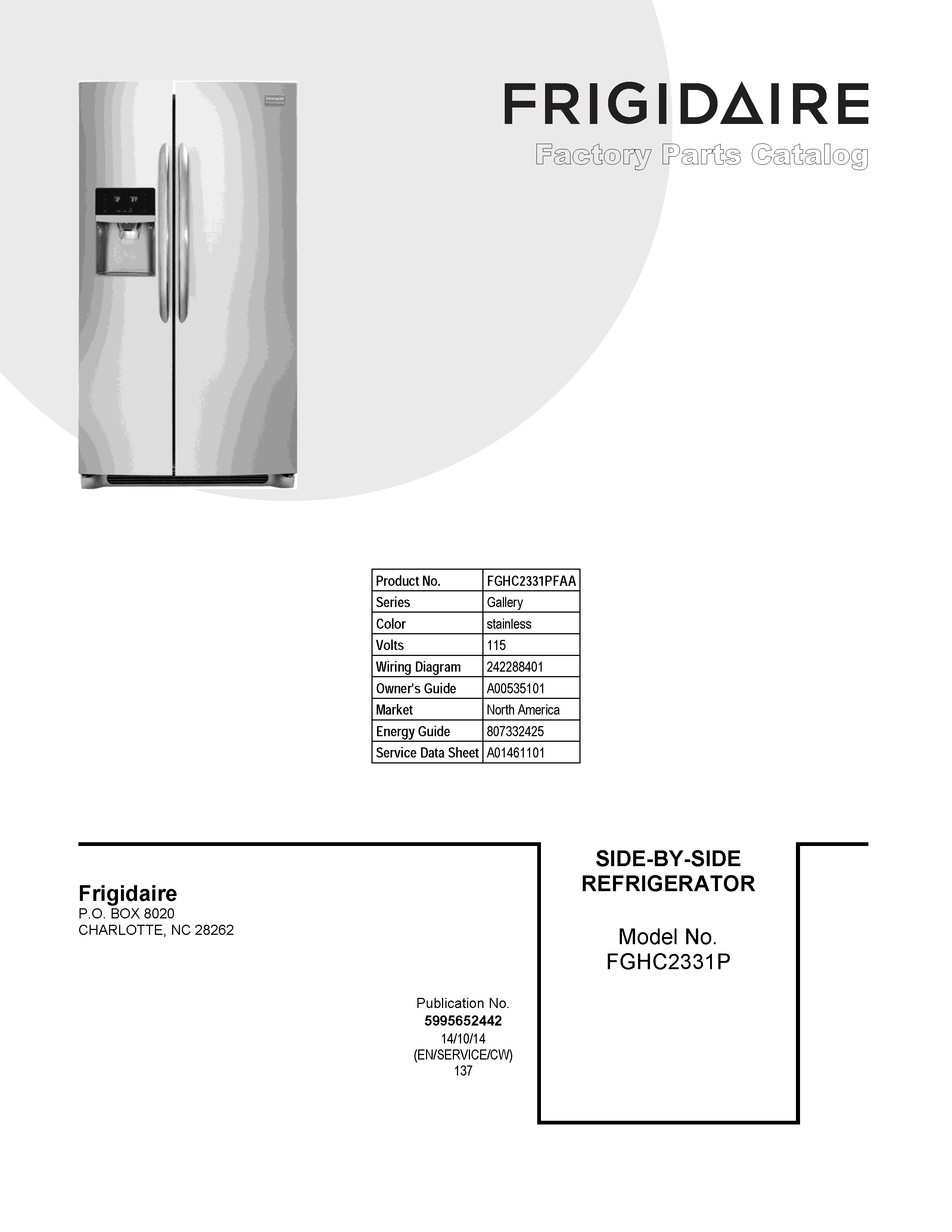 Frigidaire FGHC2331PFAA Refrigerator Water Tube Connector/Coupler - Genuine  OEM