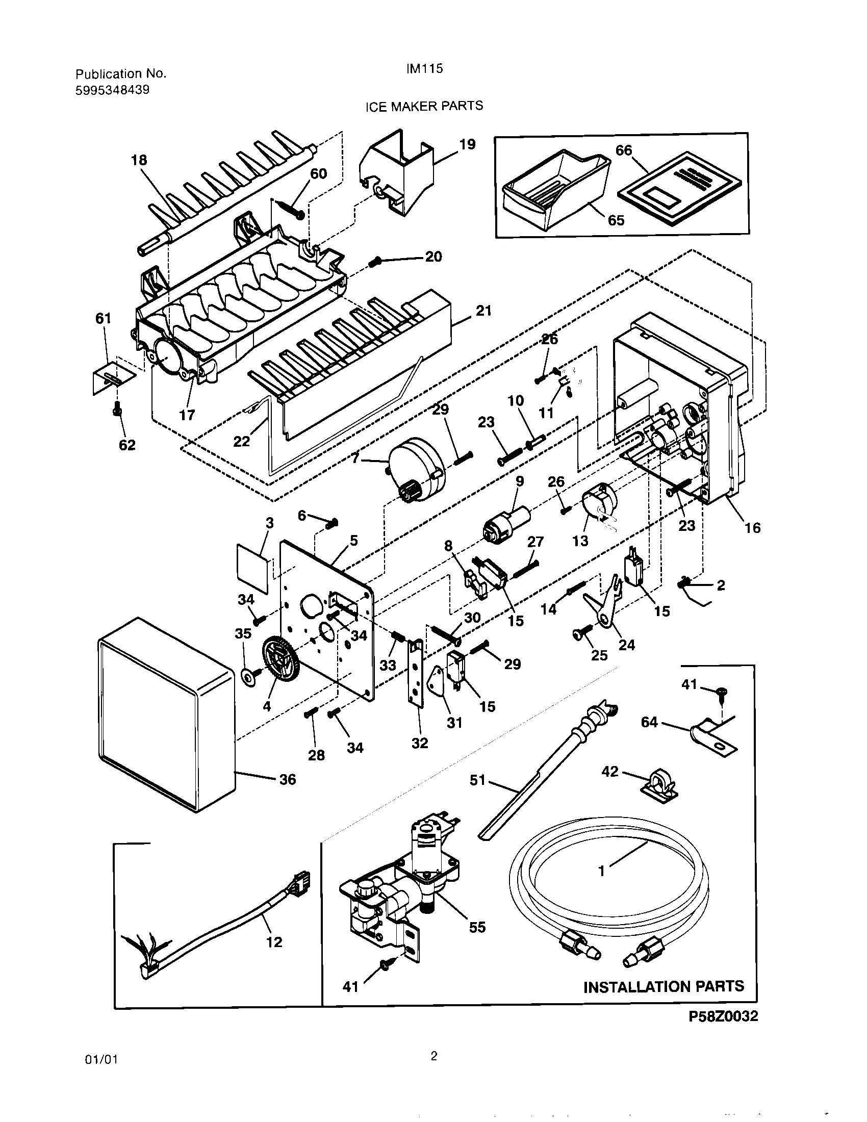 03 - ICE MAKER PARTS