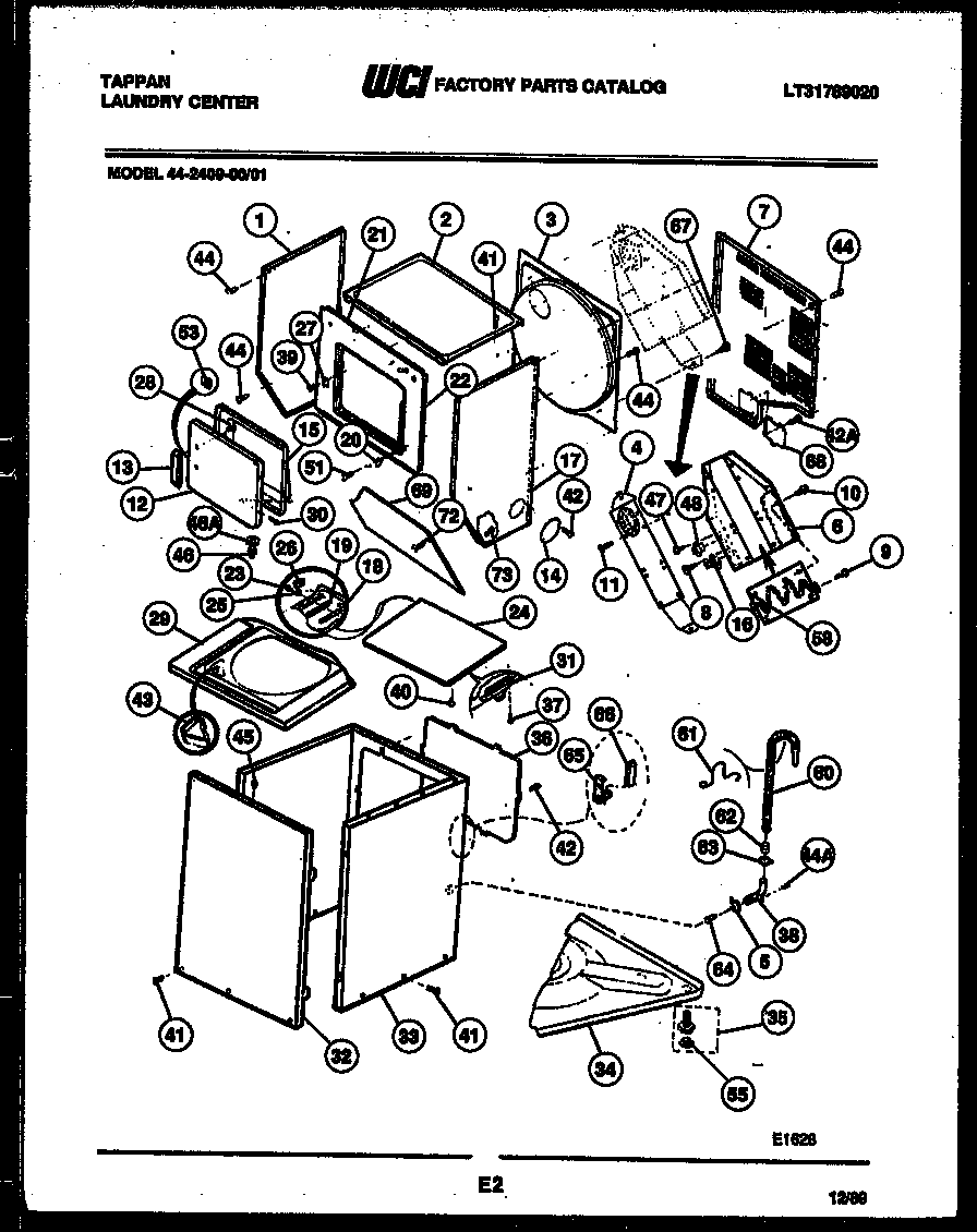 02 - CABINET PARTS AND HEATER