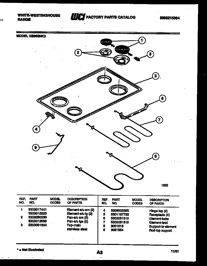 03 - COOKTOP AND BROILER PARTS