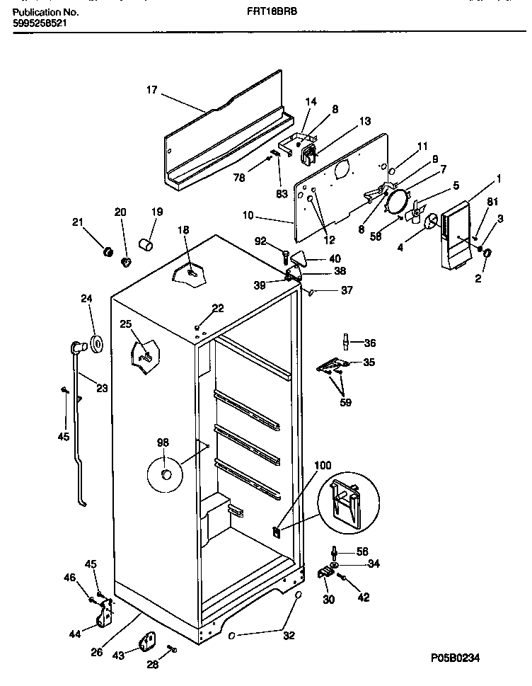 03 - CABINET WITH FAN ASSEMBLY