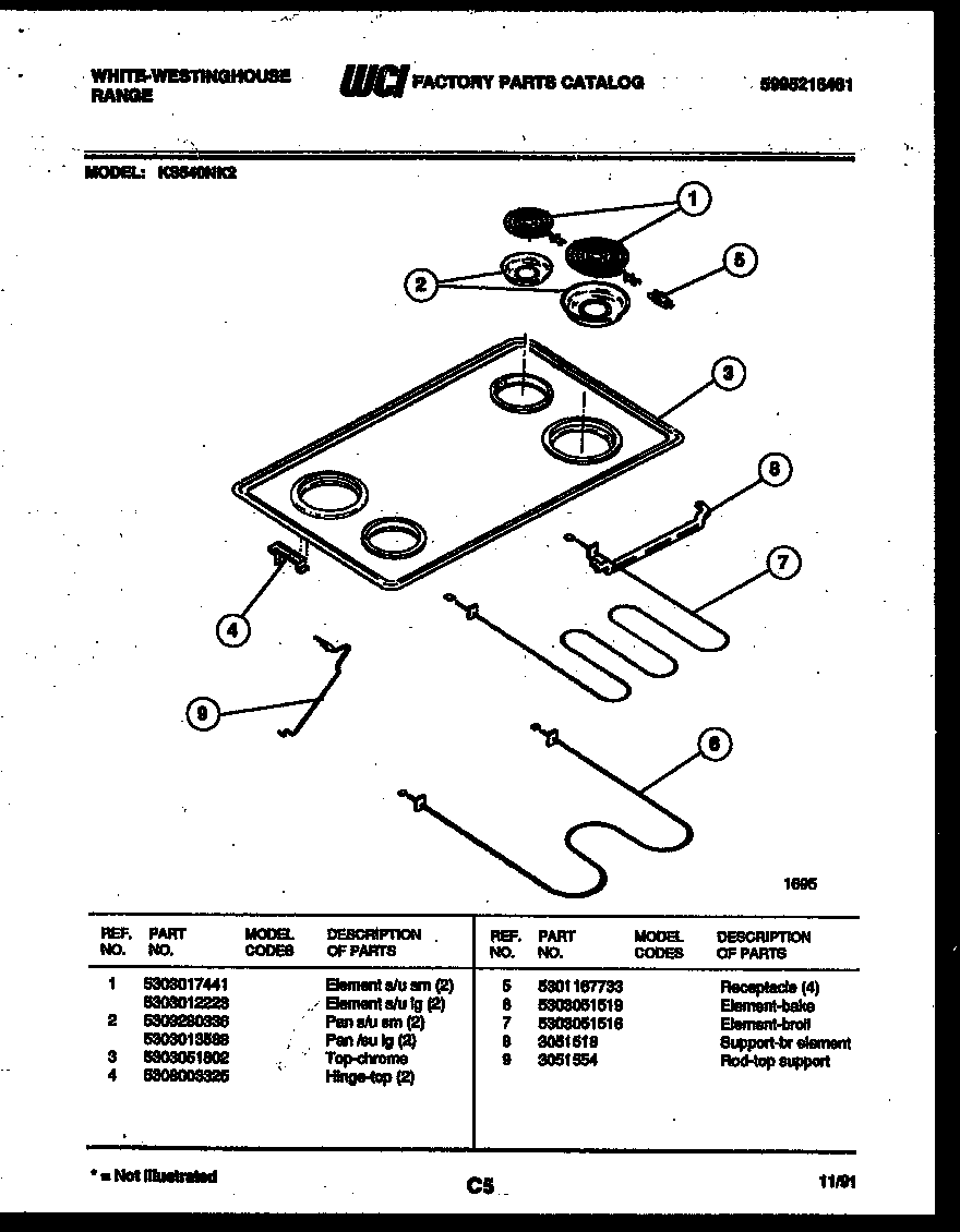 03 - COOKTOP AND BROILER PARTS