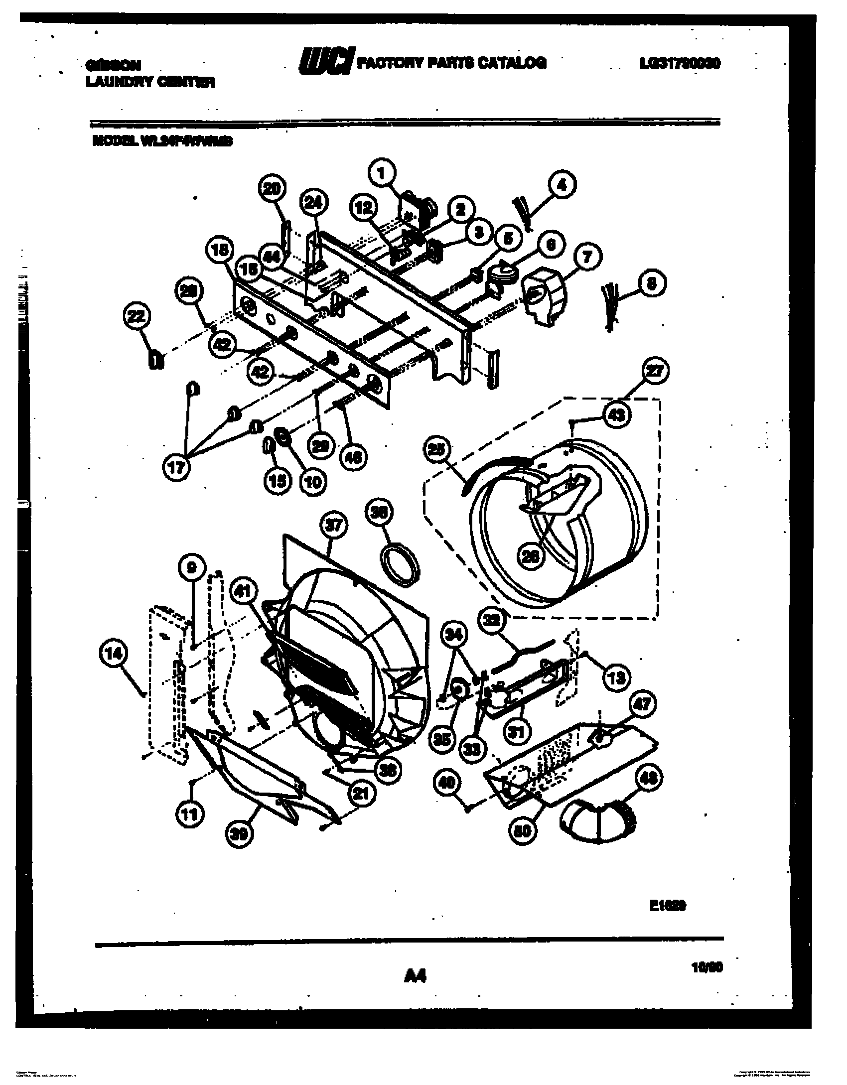 03 - CONTROL, SEAL AND DRUM ASSEMBLY