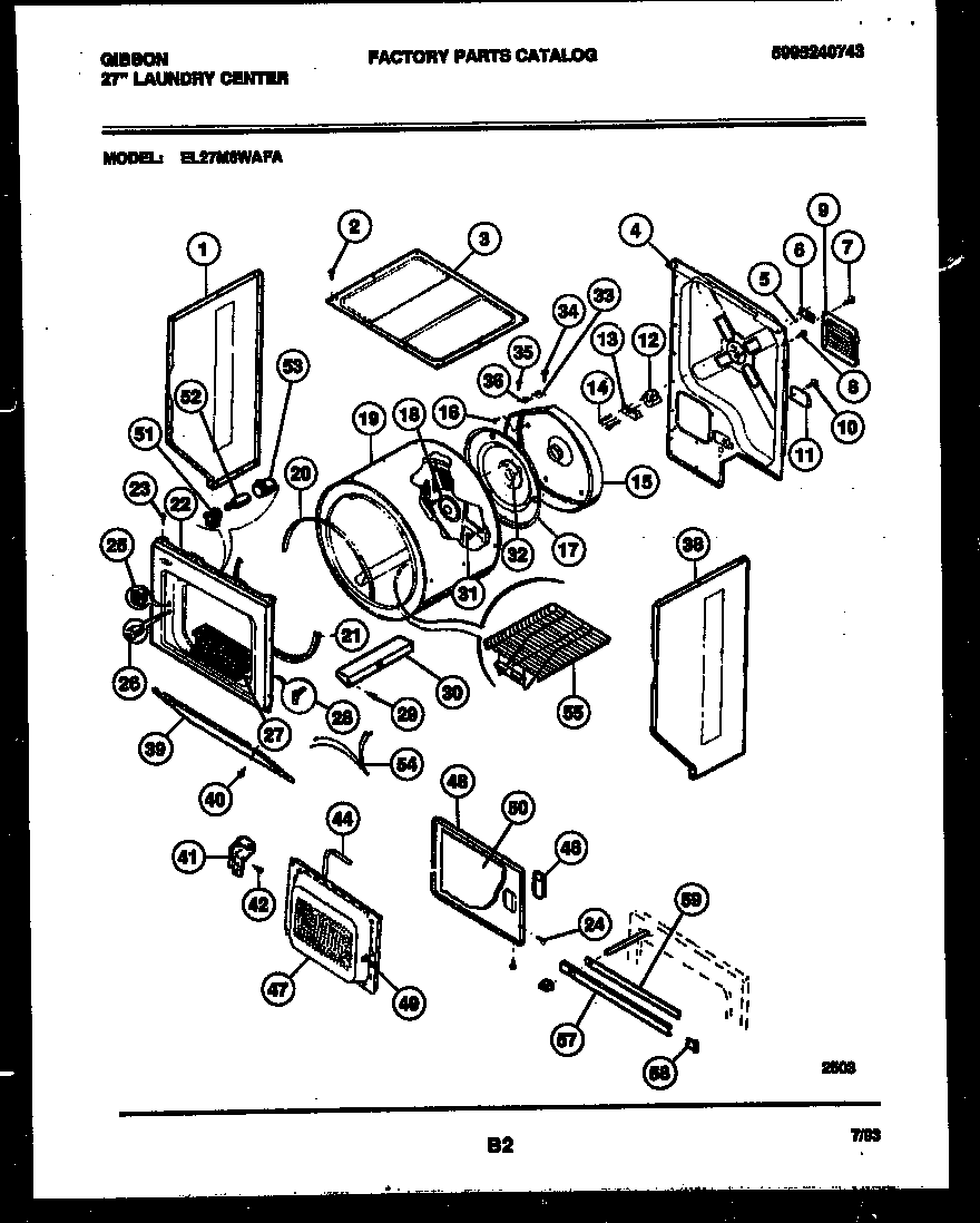 02 - CABINET AND COMPONENT PARTS