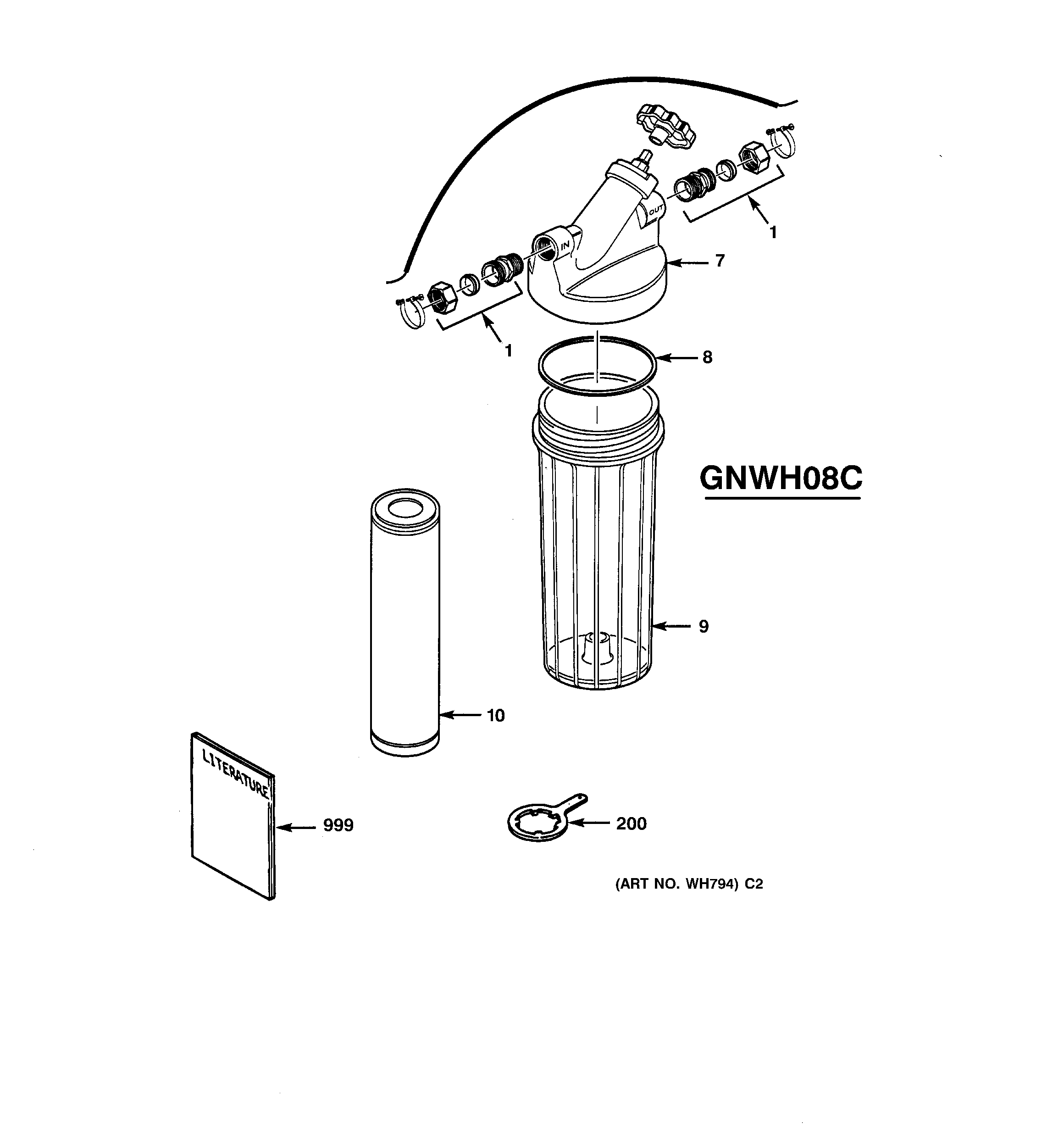 WATER FILTRATION PARTS