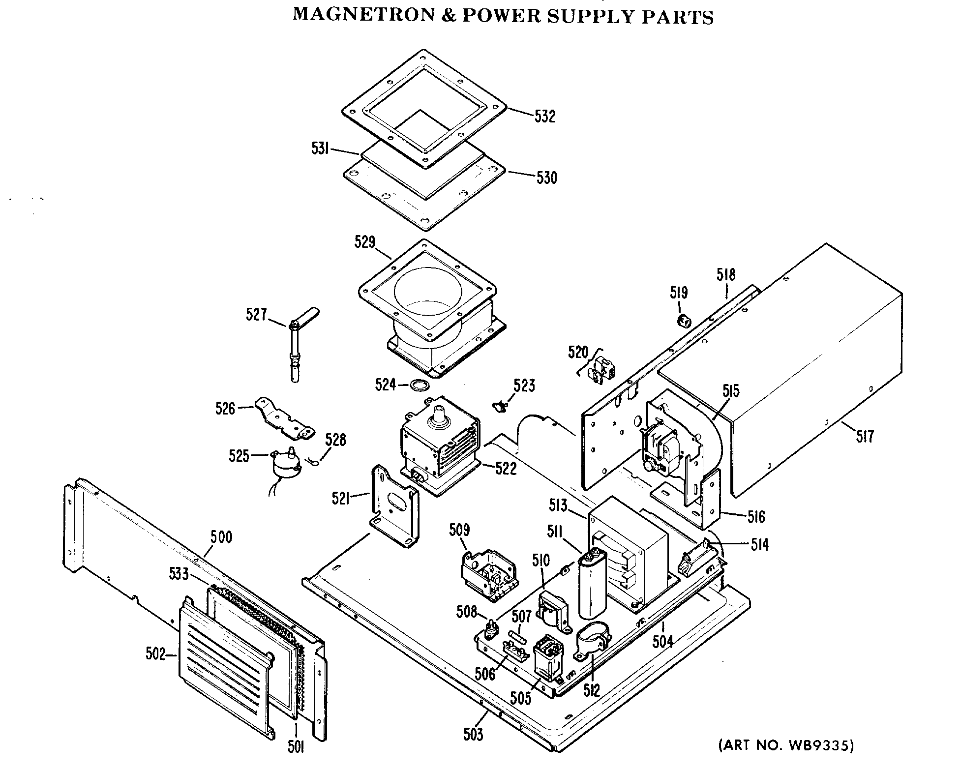 MAGNETRON & POWER SUPPLY PARTS