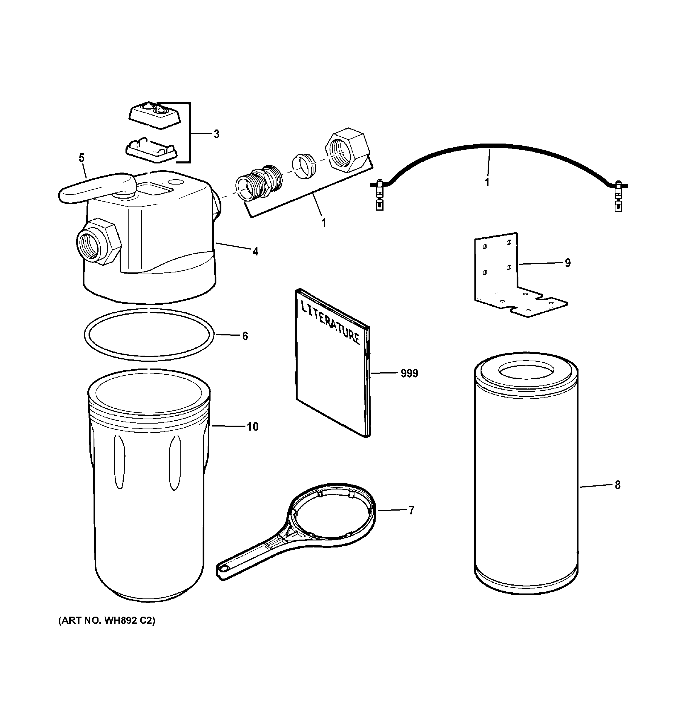 WATER FILTER PARTS