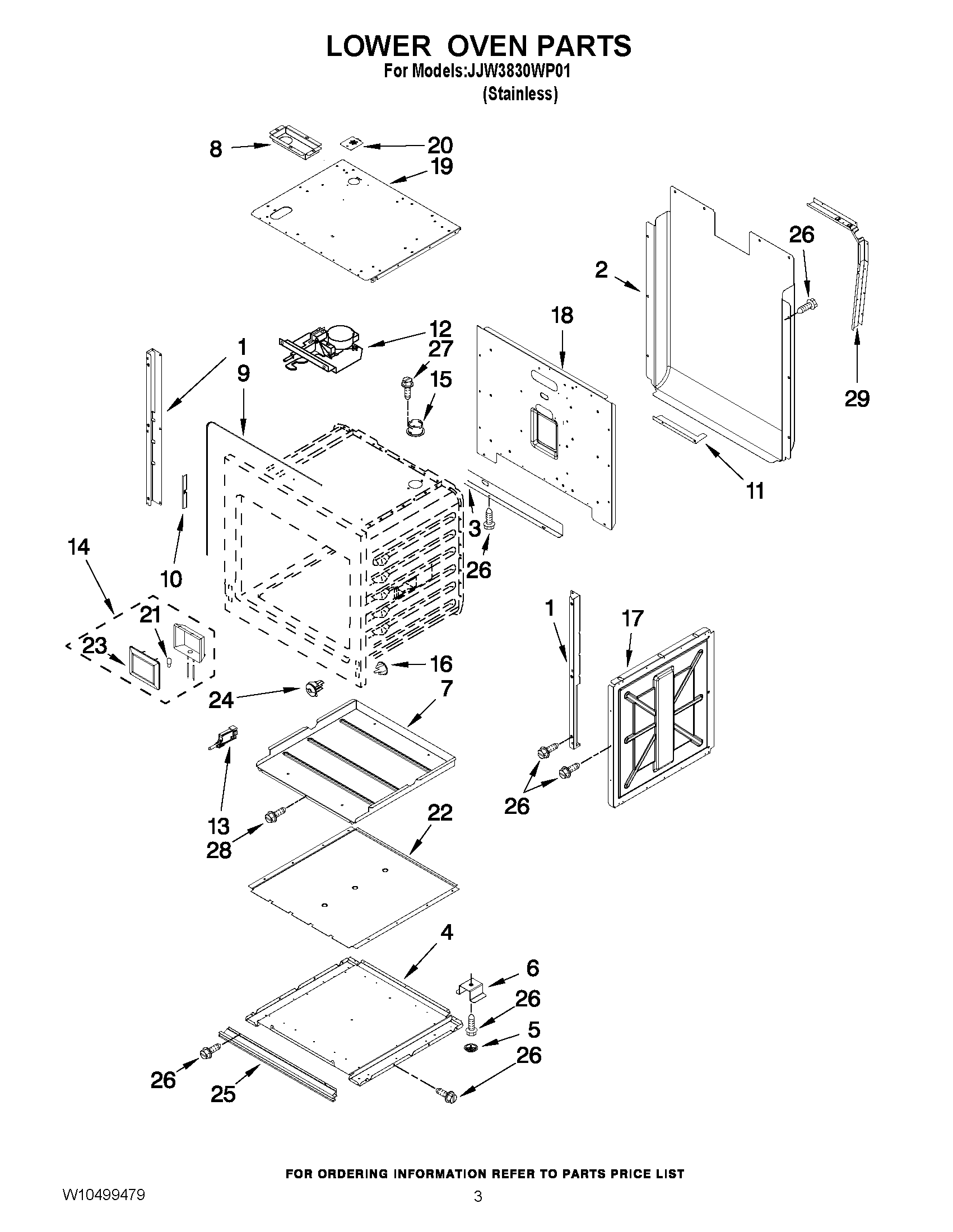 02 - LOWER OVEN PARTS