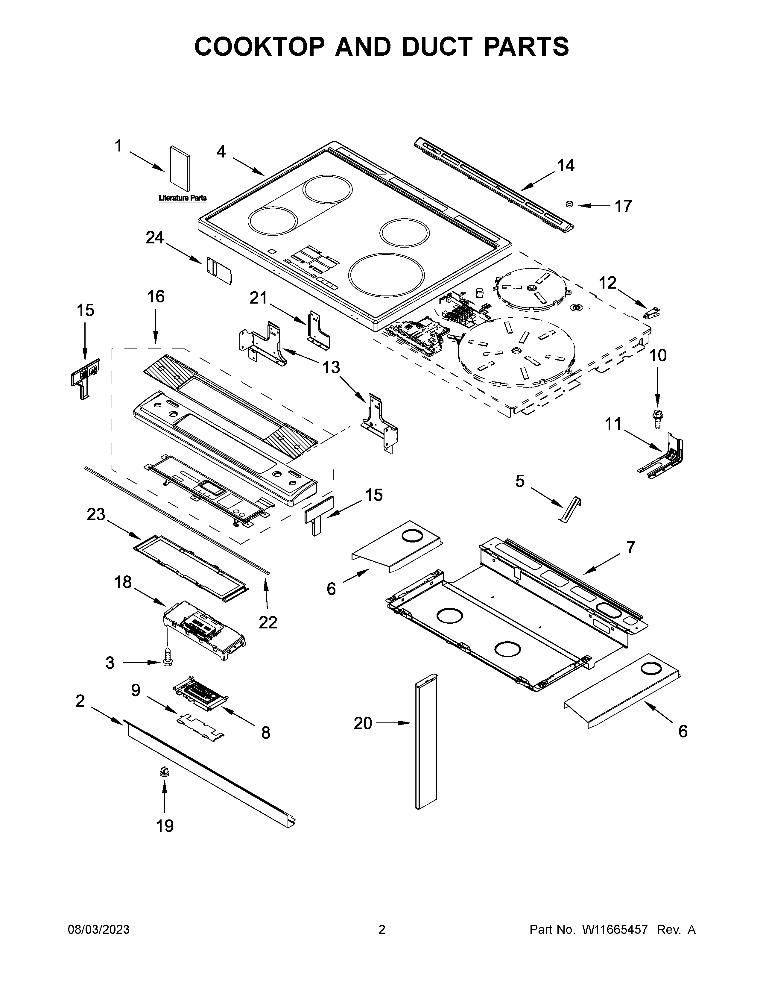 02 - COOKTOP AND DUCT PARTS