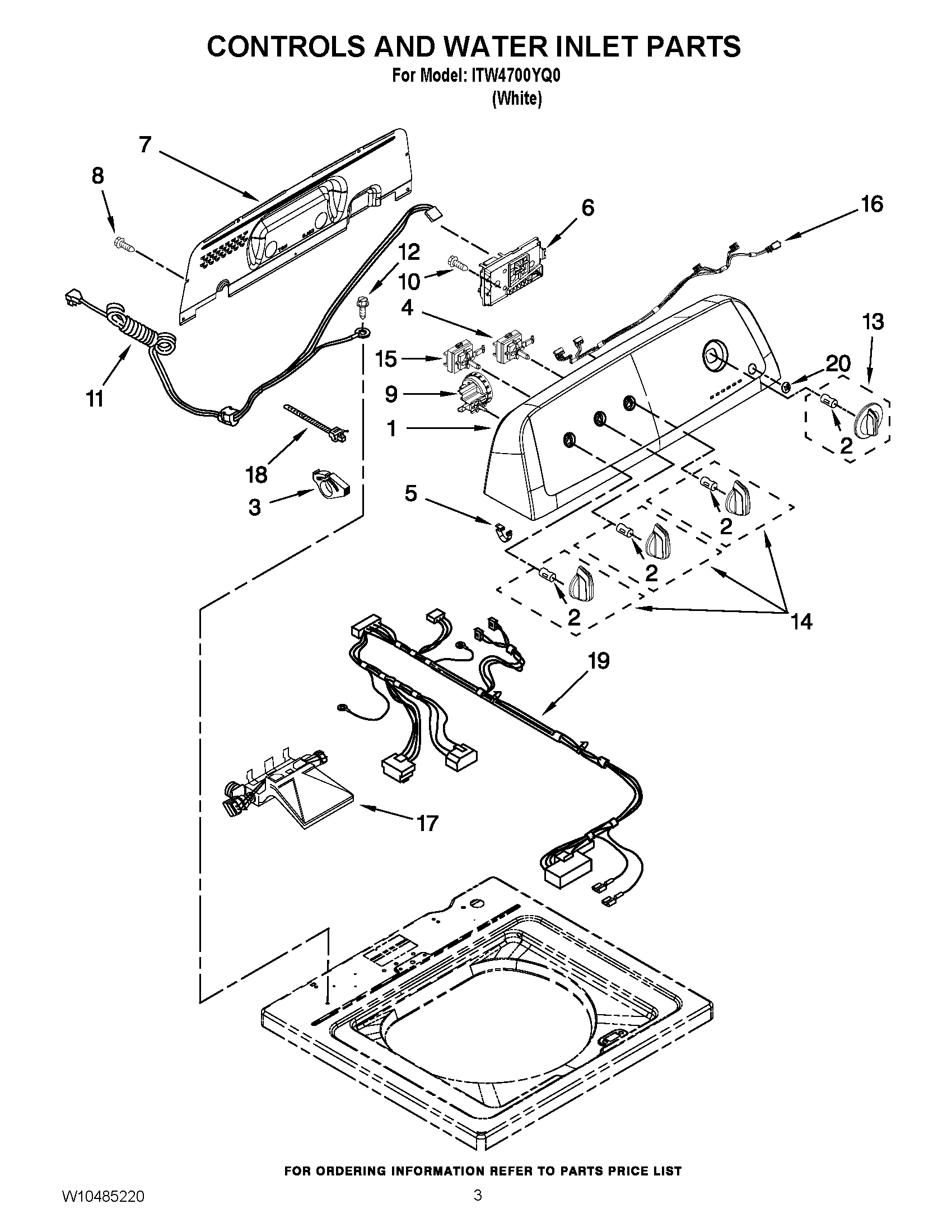02 - CONTROLS AND WATER INLET PARTS