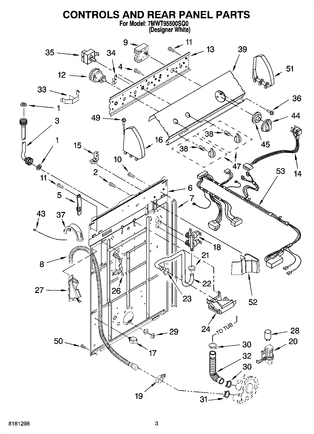 02 - CONTROLS AND REAR PANEL PARTS