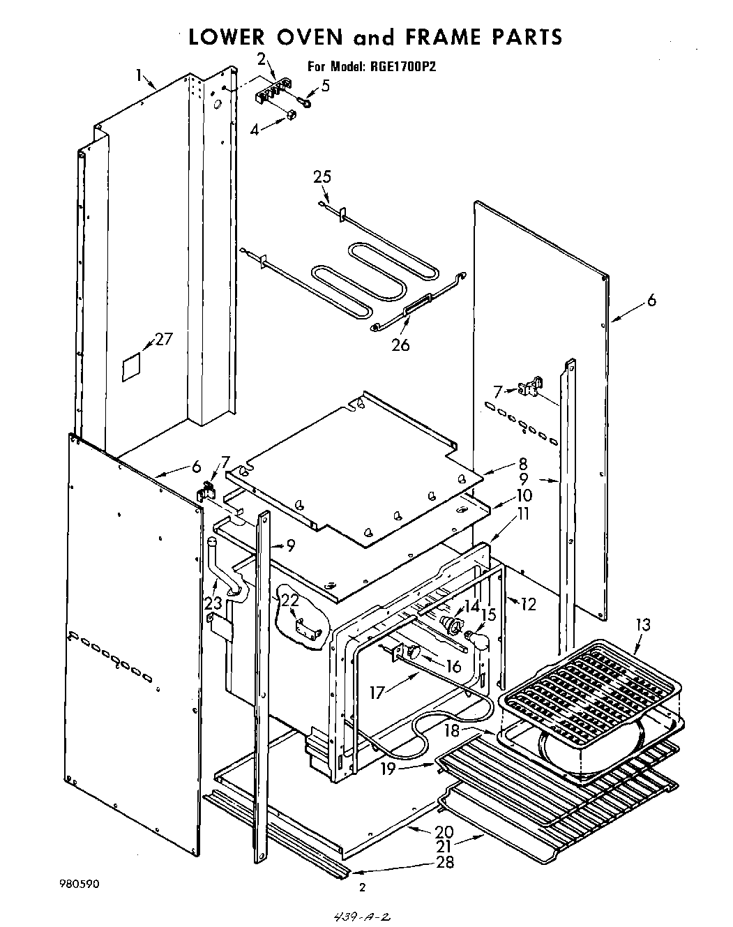 02 - LOWER OVEN AND FRAME , LITERATURE A