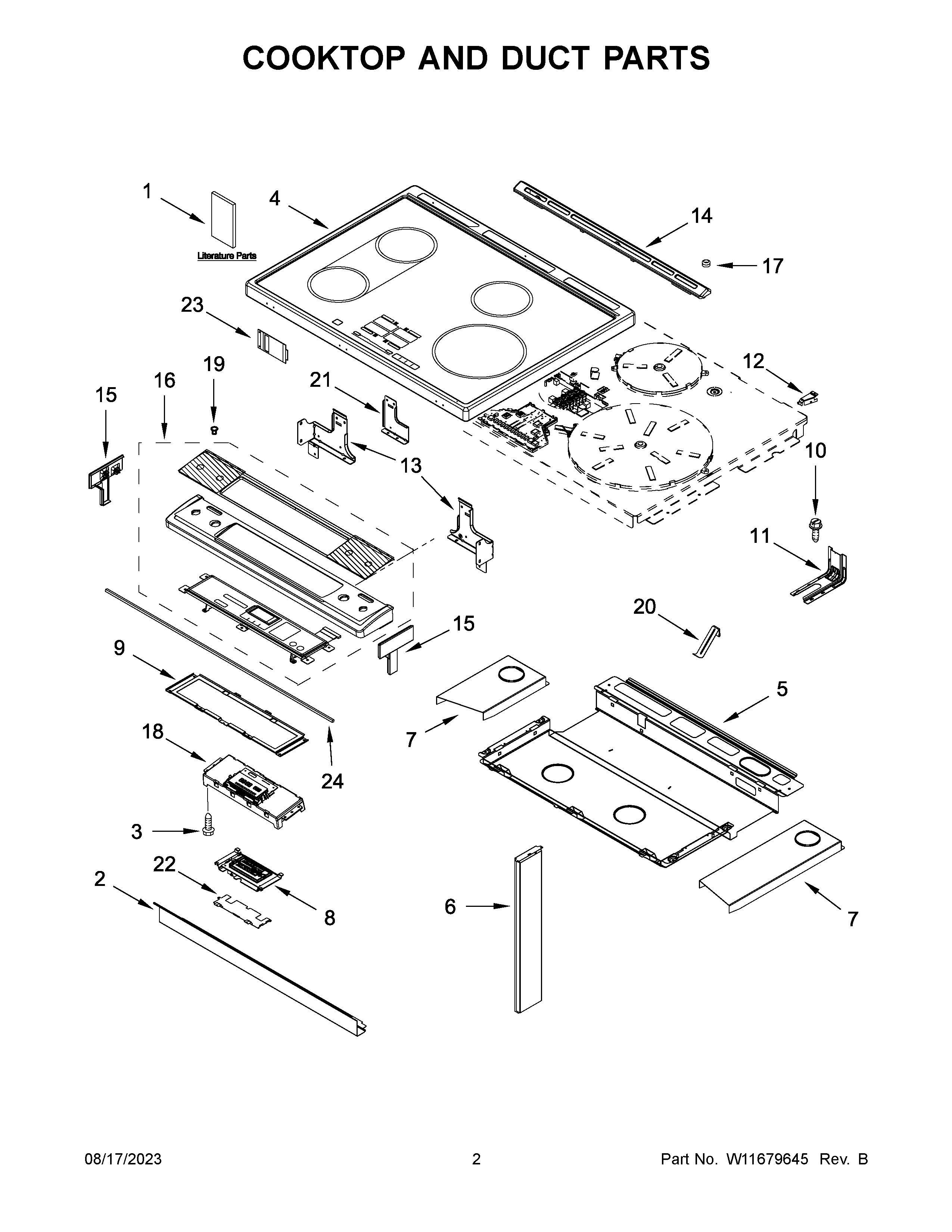02 - COOKTOP AND DUCT PARTS