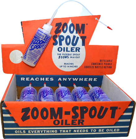 Zoom Spout Oiler Clear W/Oil 4 OZ