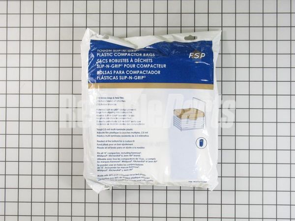 30 Whirlpool Trash Compactor Bags Compatible with Kenmore 15
