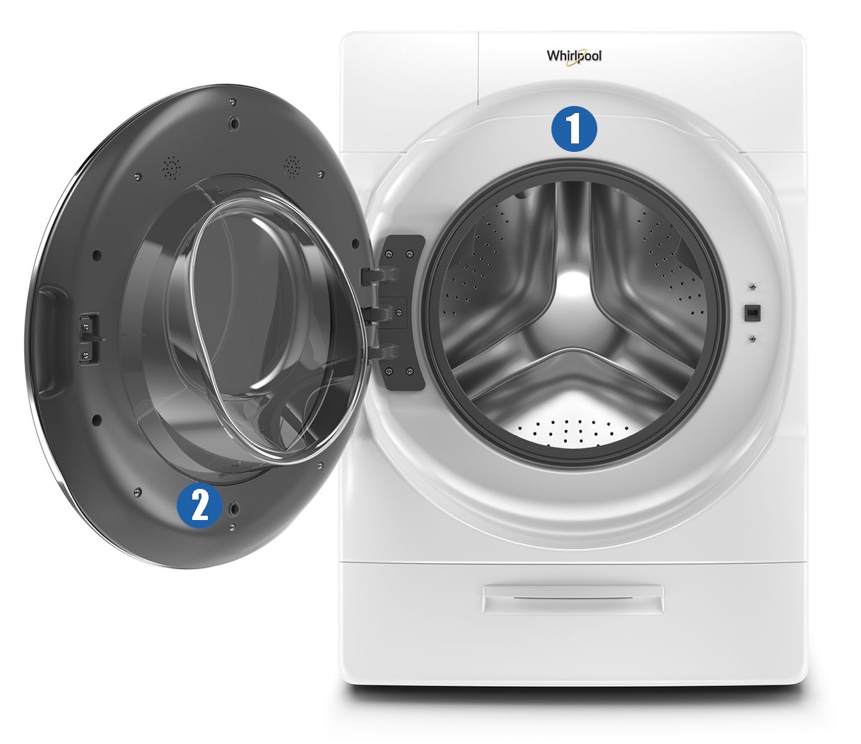 Locating the Model Number on a Front Load Washer
