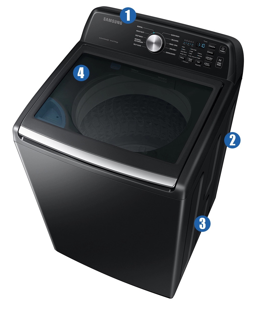 Locating the Model Number on a Top Load Washer